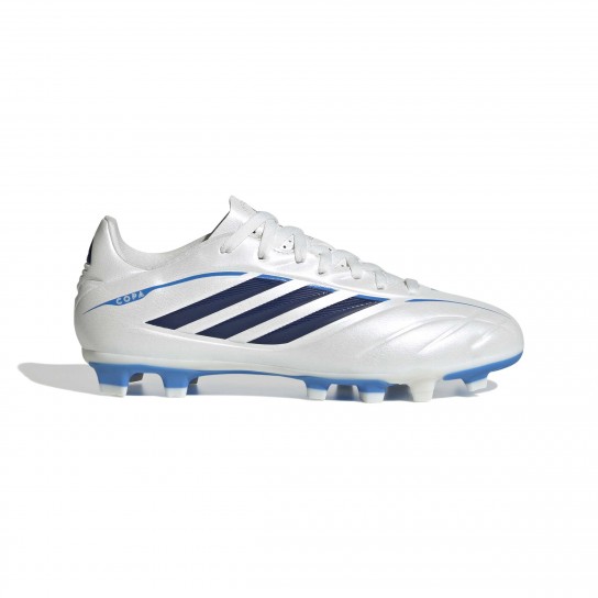 Adidas Copa Pure IV Club FG/MG J - Branco/Azul